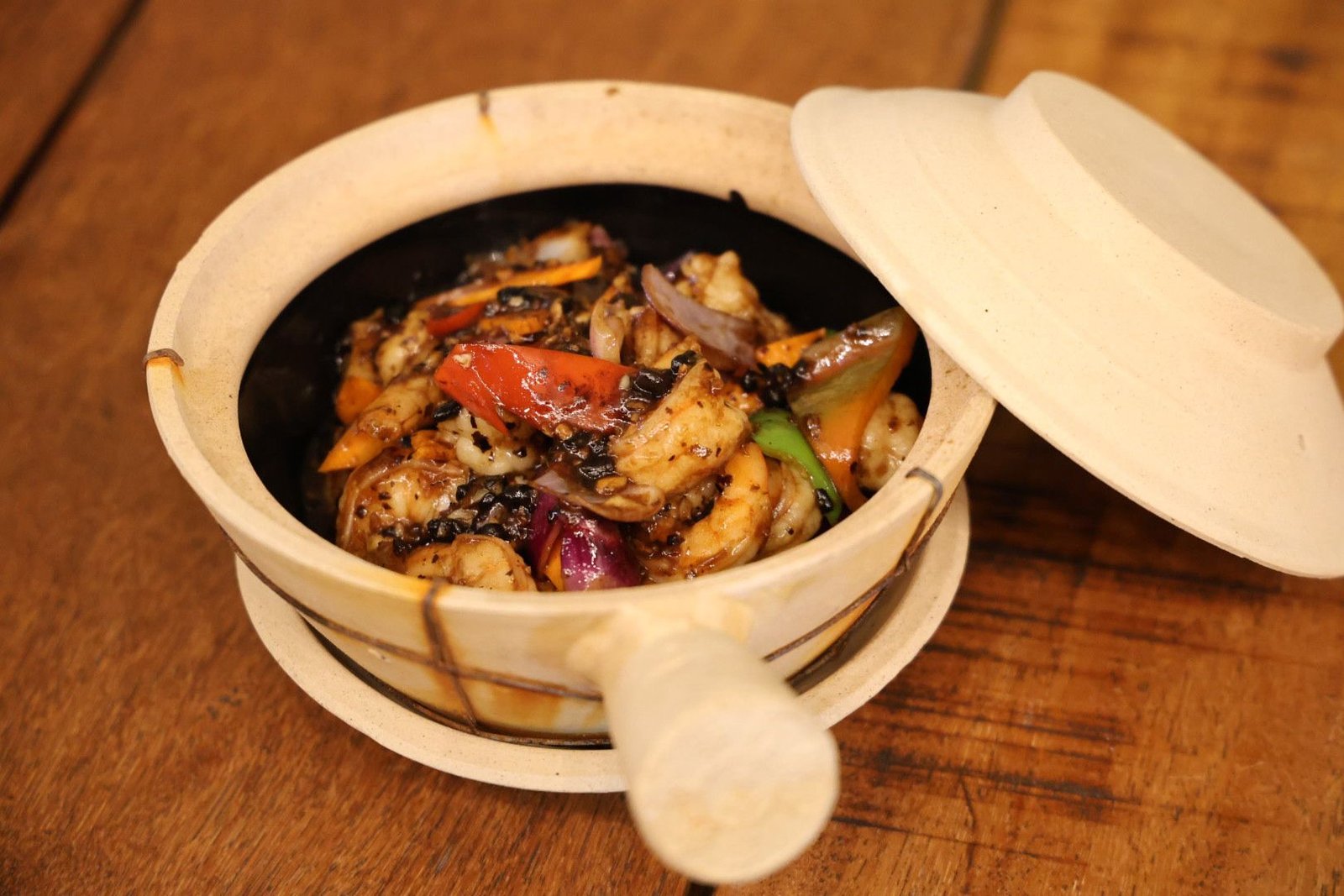 Garlic Black Beans Shrimp