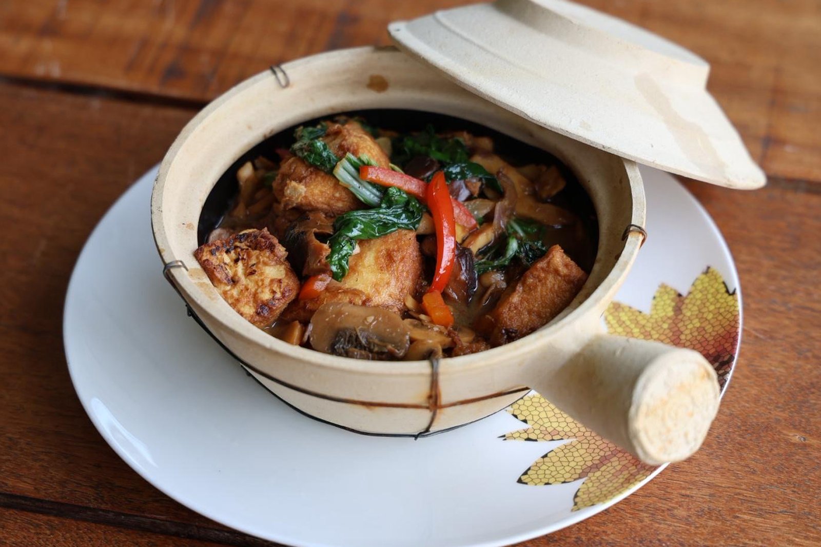 Japanese Mushroom Tofu