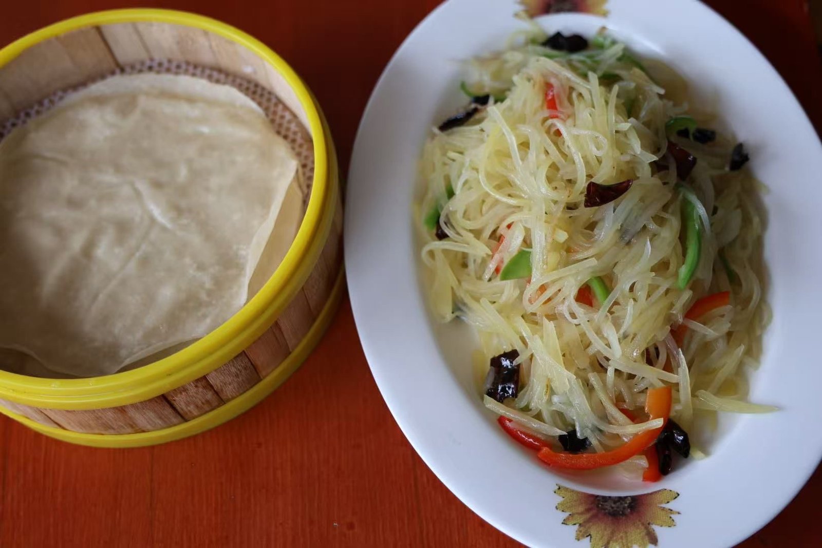 Shredded Potato Roll